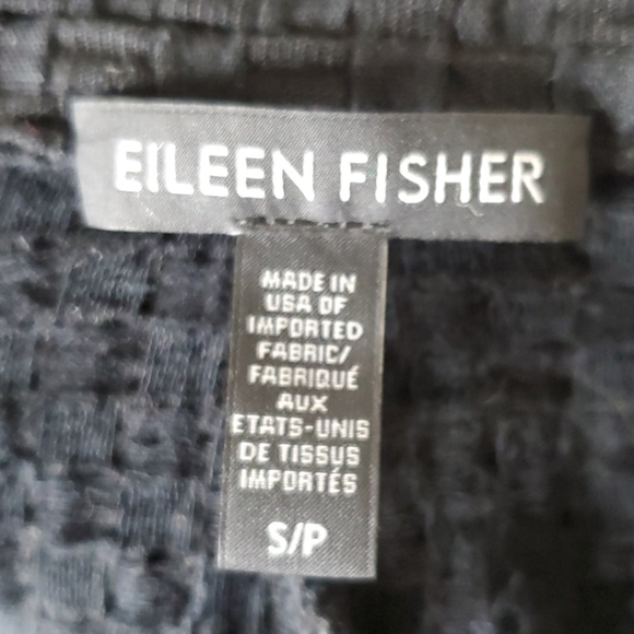 EILEEN FISHER Black Cardigan Sweater - Picture 7 of 8
